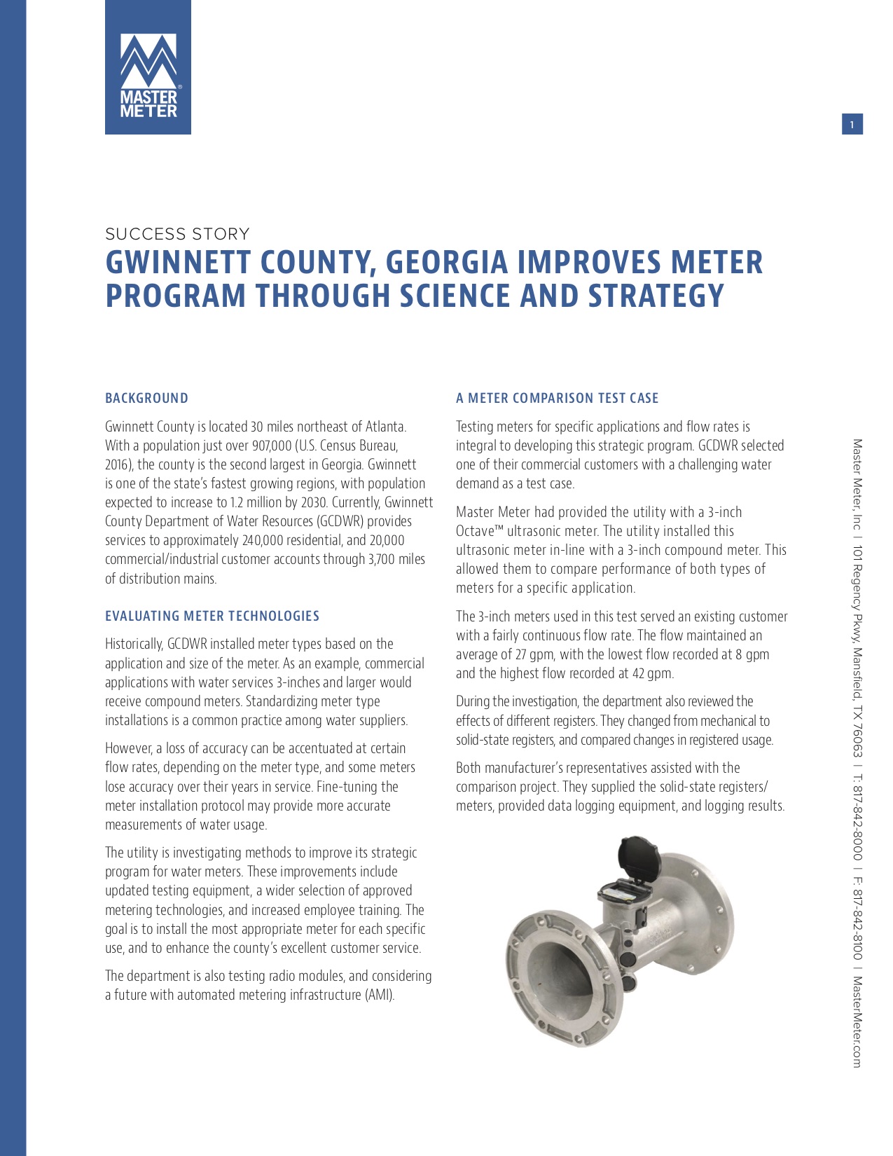 Gwinnett County, Georgia Improves Meter Program through Science and Technology