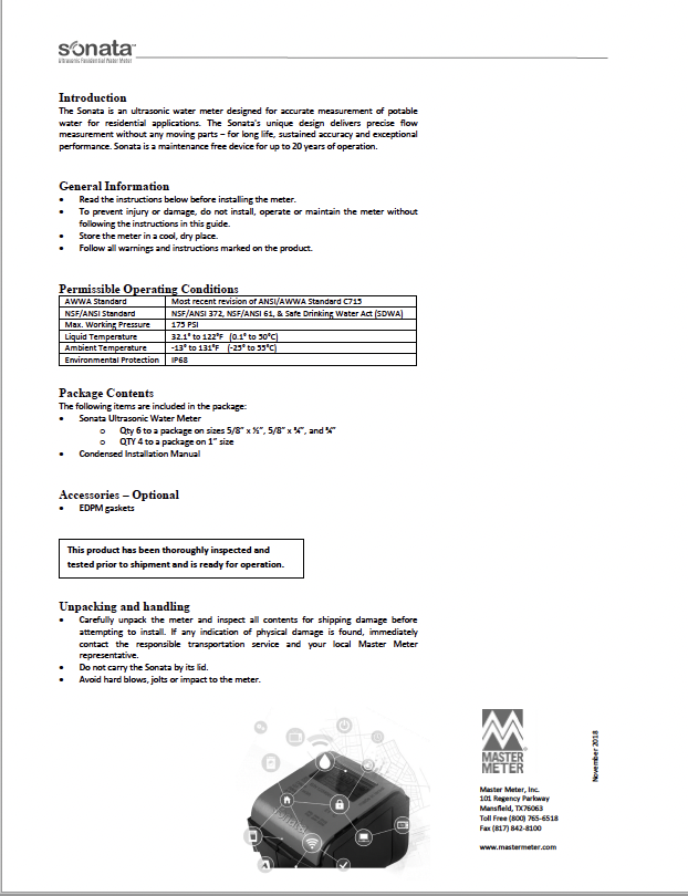 Sonata Encoder and 3G Installation Guide