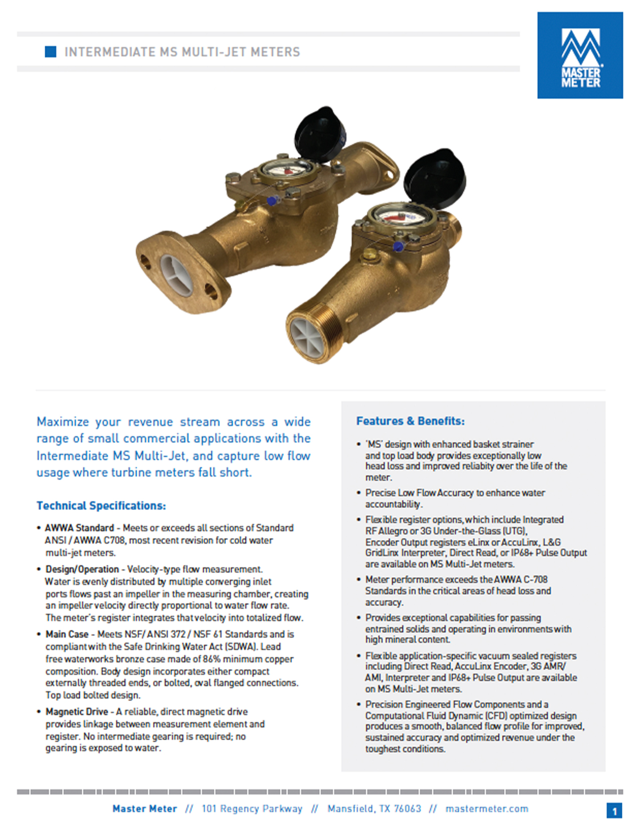 Intermediate MS Multi-Jet Meters