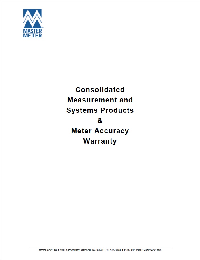 Master Meter Consolidated Warranty