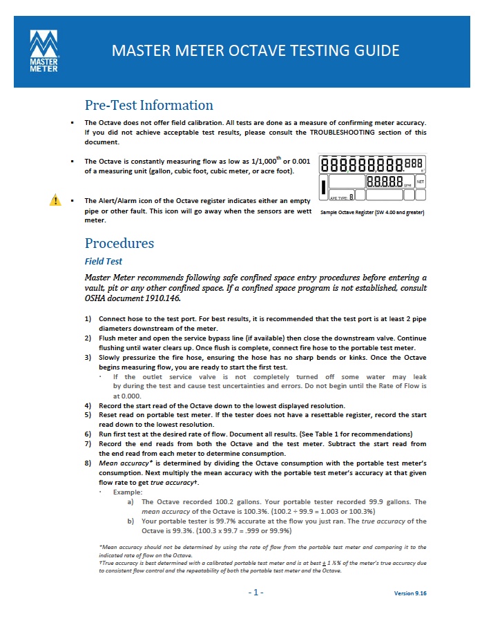 Octave Ultrasonic Testing Guide 