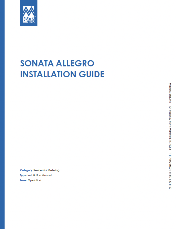 Sonata Allegro Installation Guide