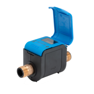 Sonata Ultrasonic for residential with bronze flowtube and open display cover