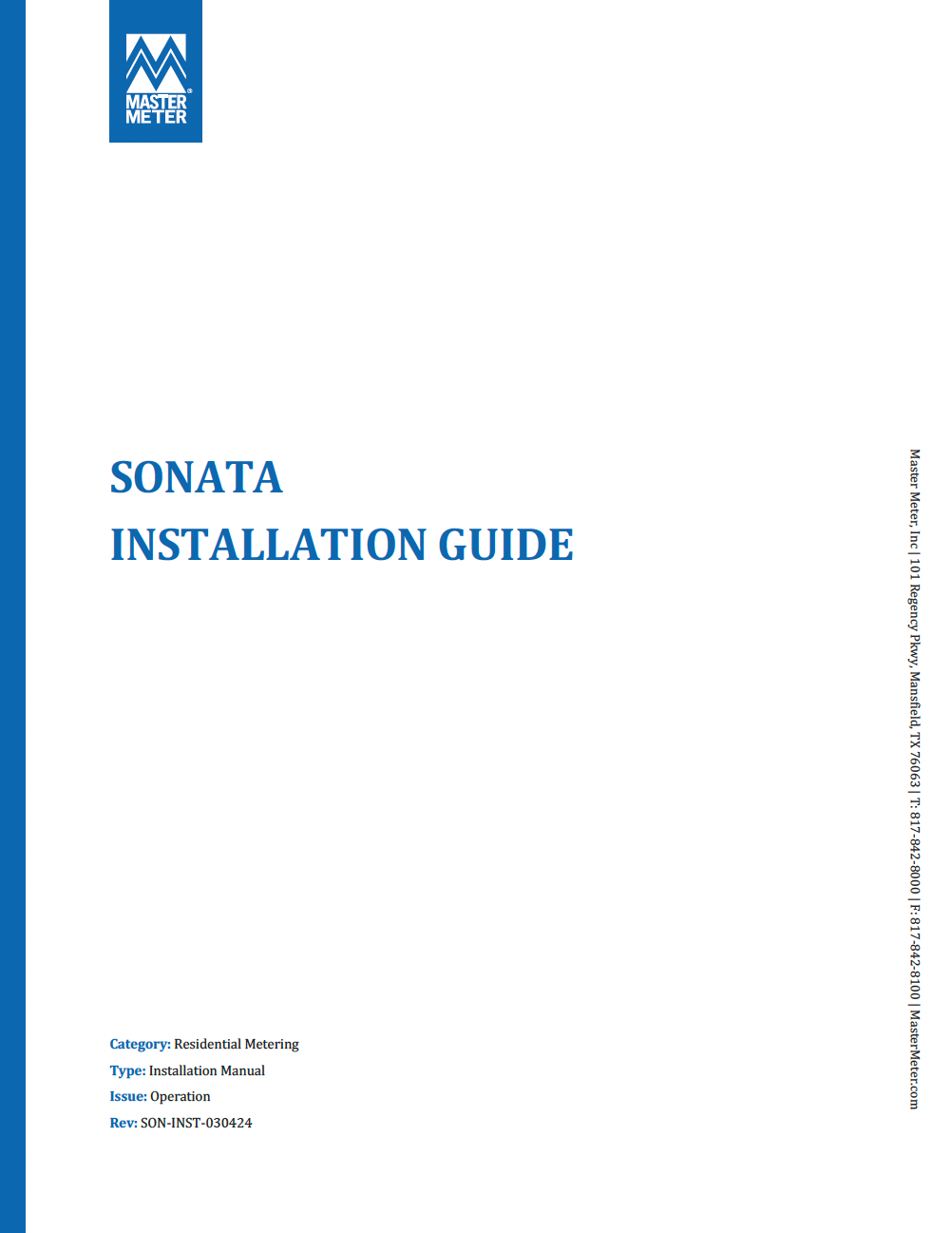 Sonata Installation Guide