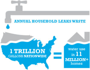 Water leak awareness is how we can abate water waste. 